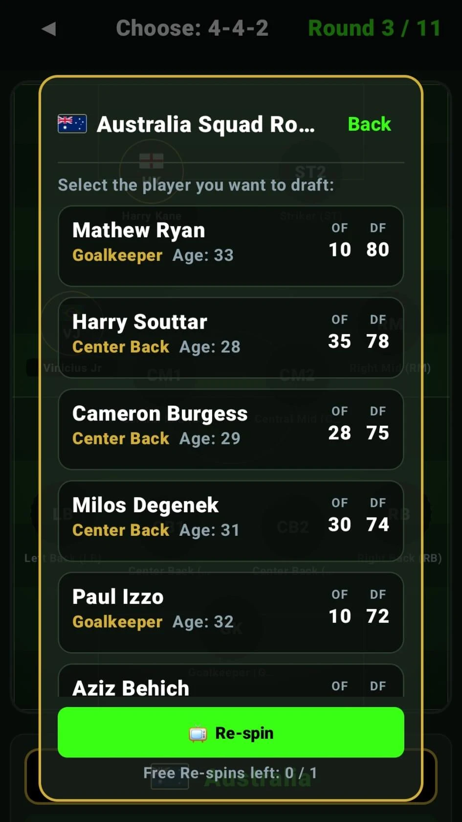 Football Soccer Draft 2027 screenshot