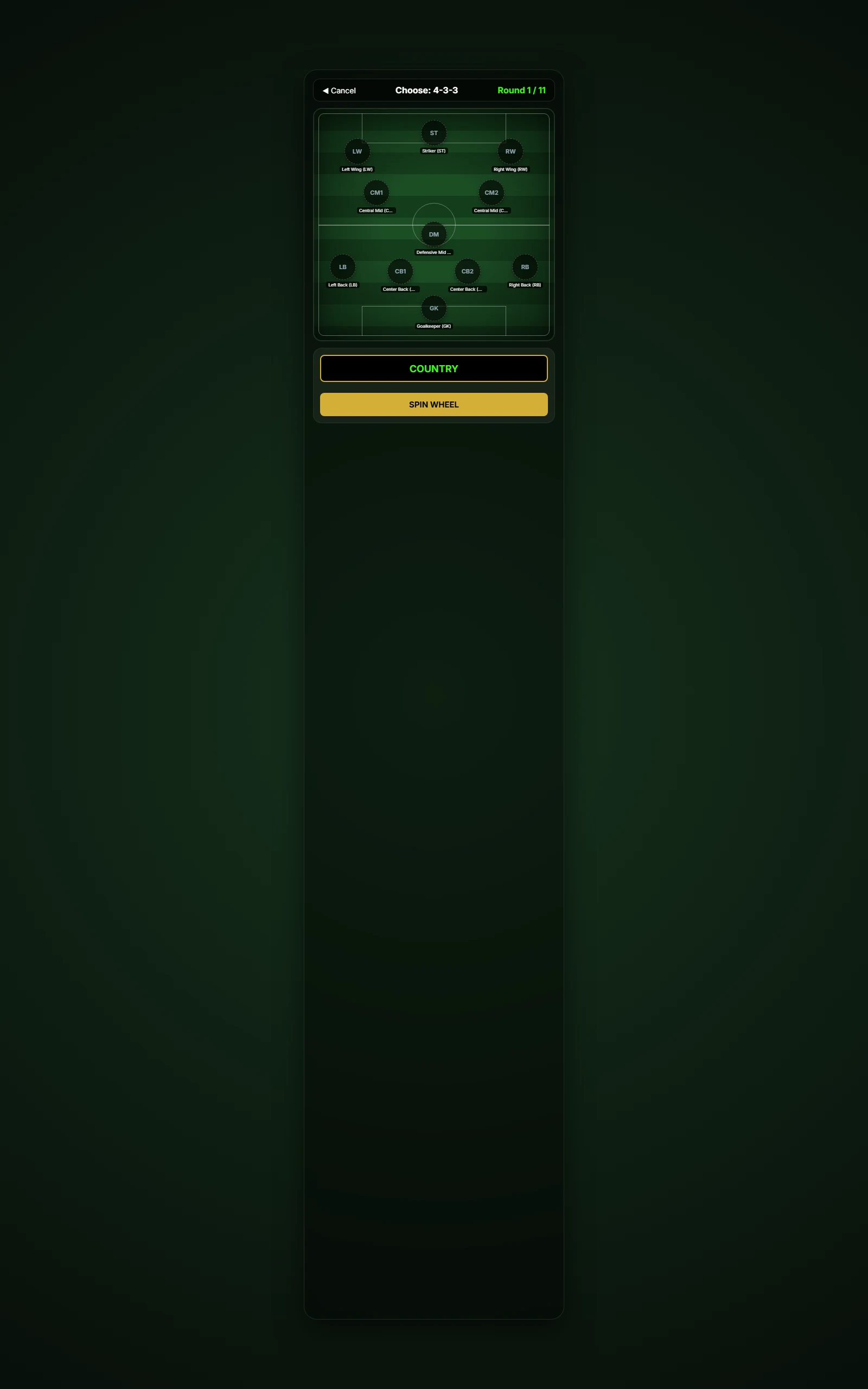 Football Soccer Draft 2027 screenshot